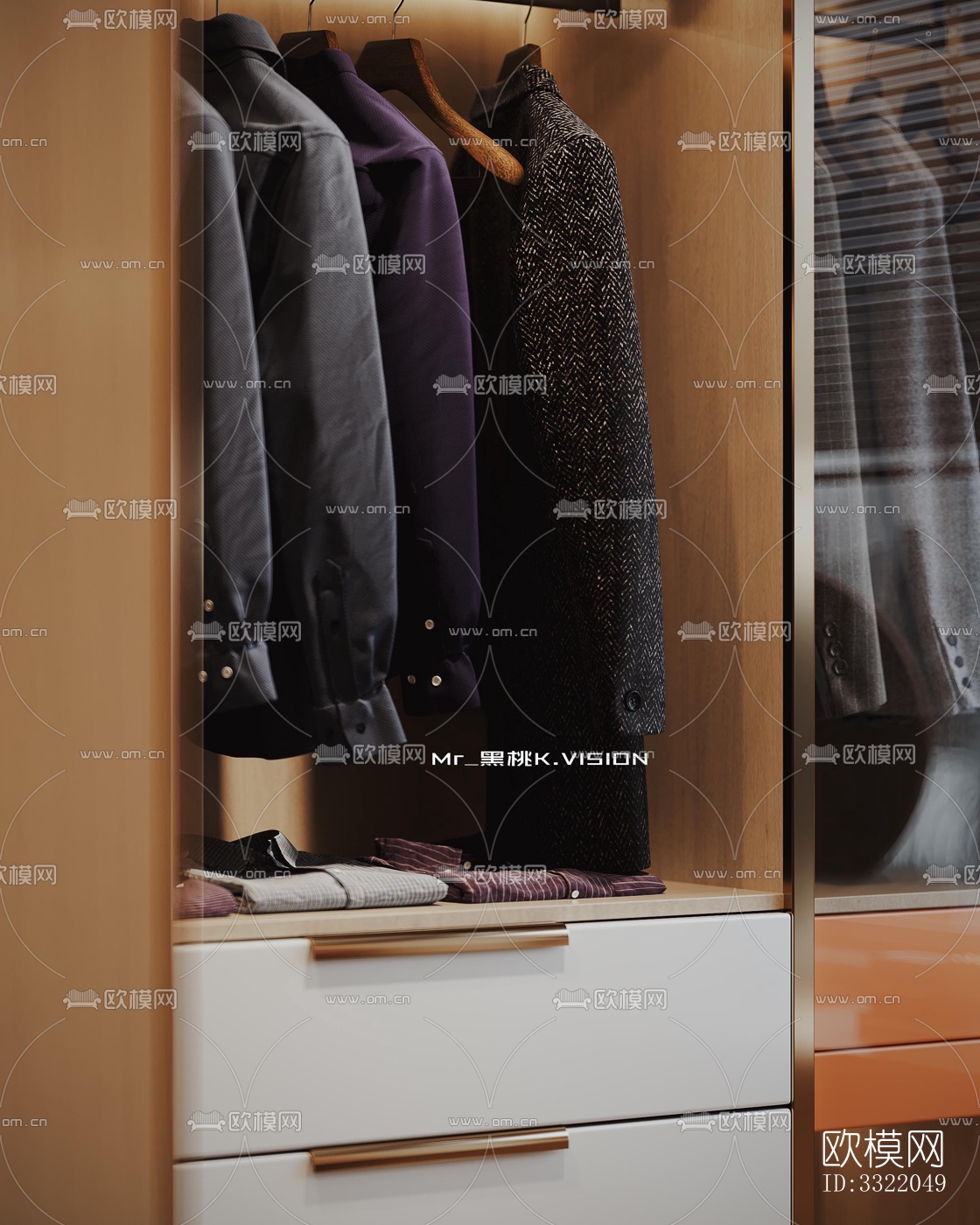 现代客厅效果图下载（渲染图4）