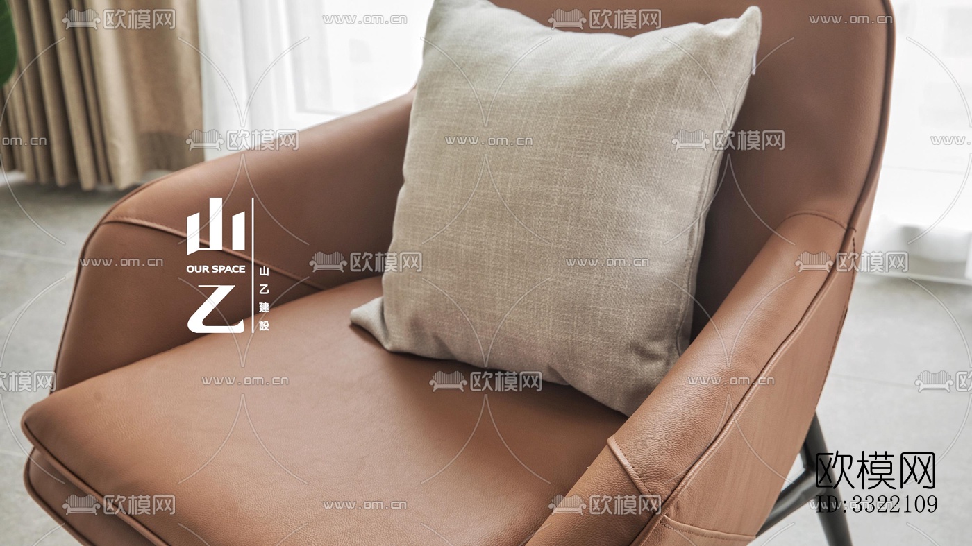 现代客厅效果图下载（渲染图7）