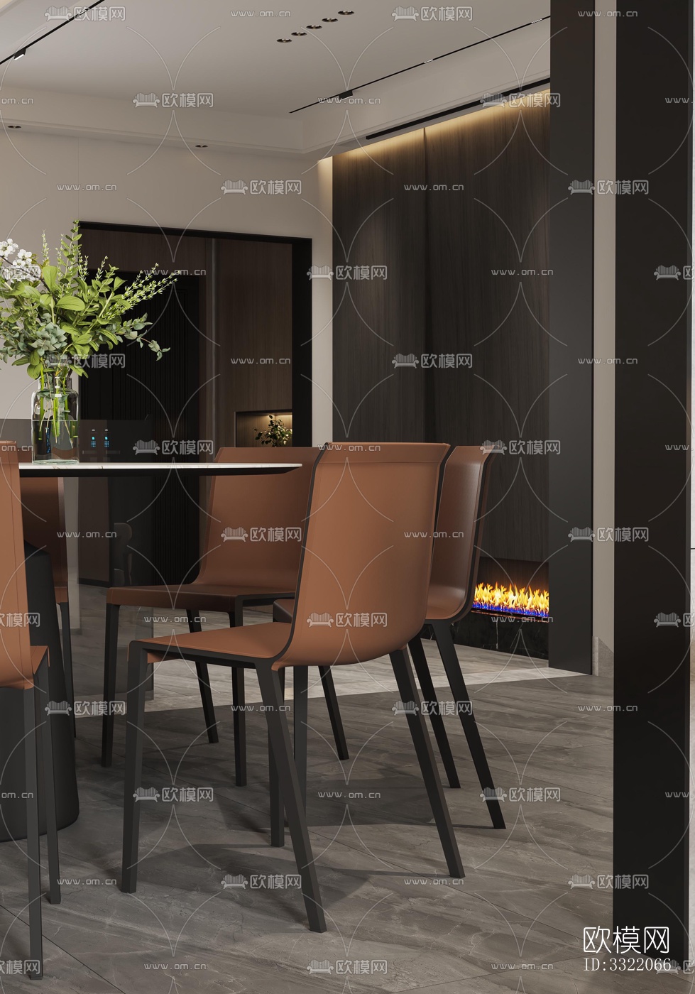 现代客厅效果图下载（渲染图2）