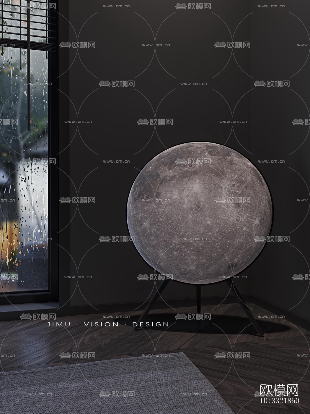 现代客厅效果图下载（渲染图7）