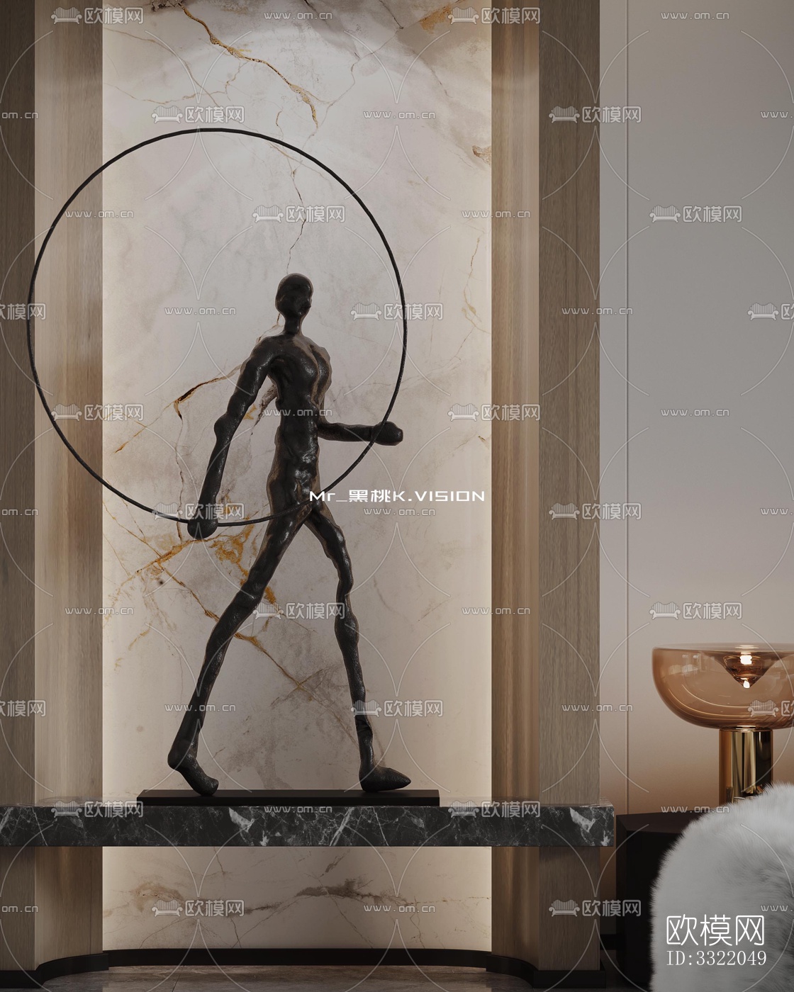 现代客厅效果图下载（渲染图12）