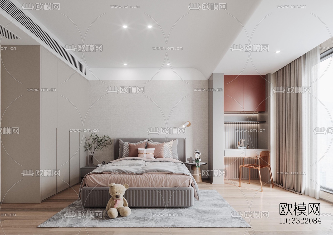 现代客厅效果图下载（渲染图9）