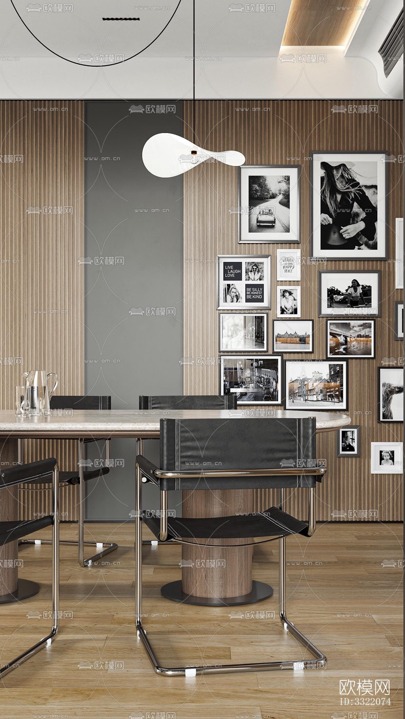 现代客厅效果图下载（渲染图2）