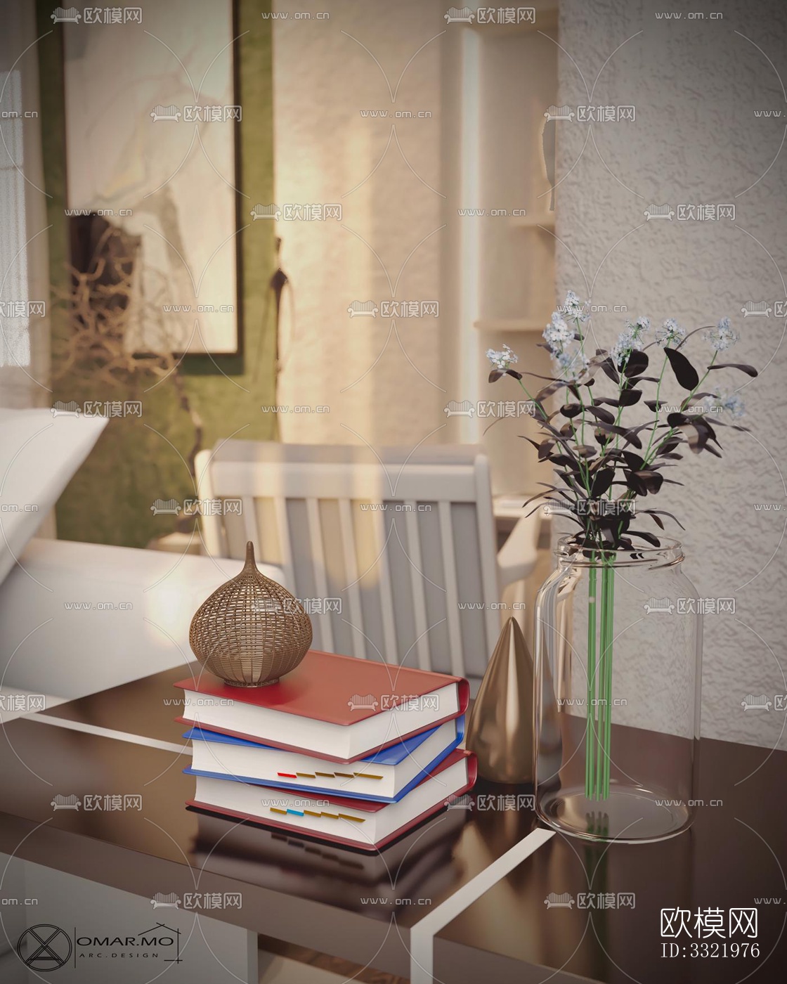 现代客厅效果图下载（渲染图6）