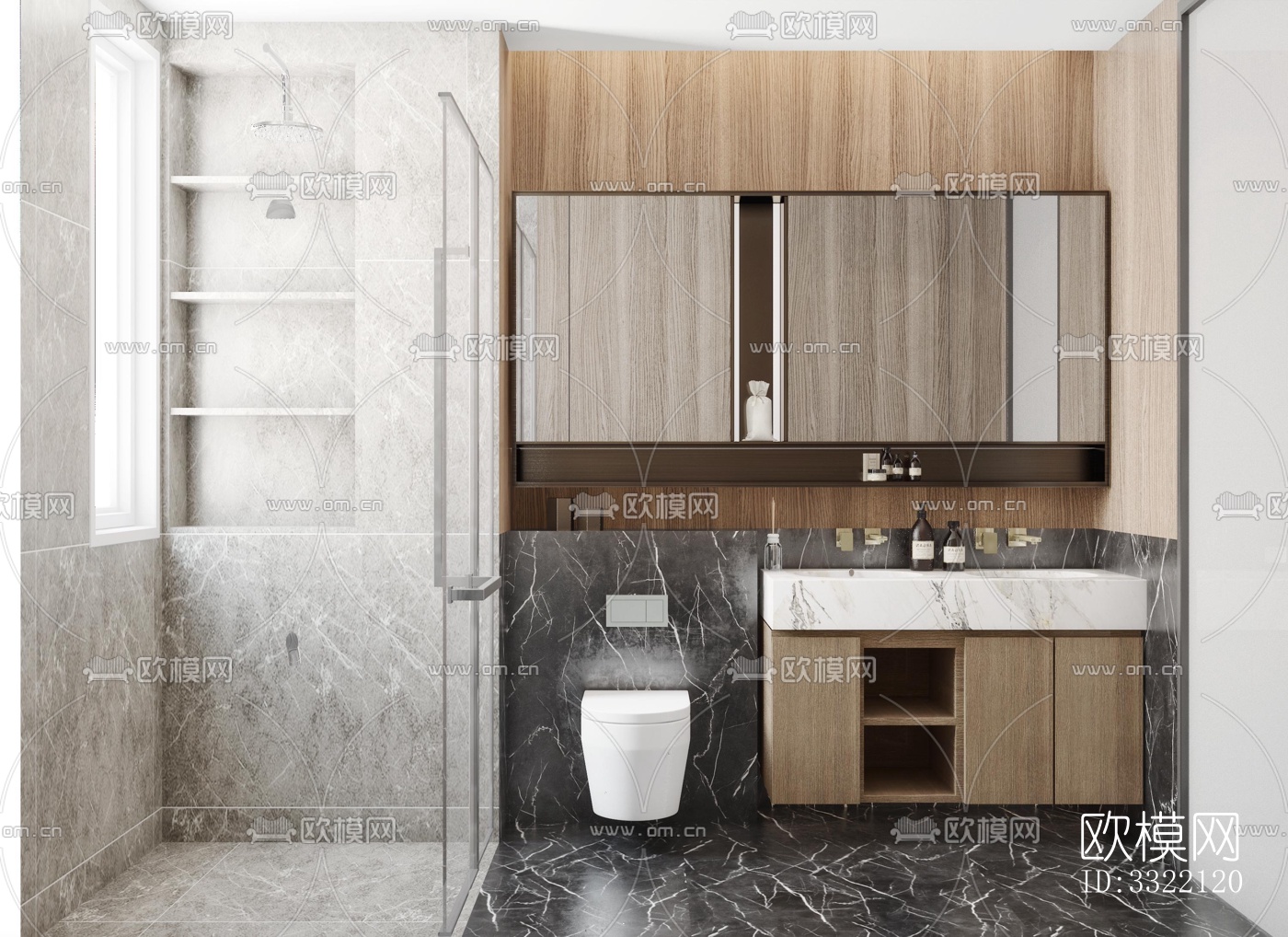 现代客厅效果图下载（渲染图10）