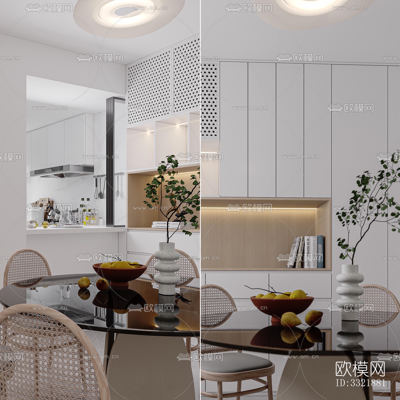 现代客厅效果图下载（渲染图10）