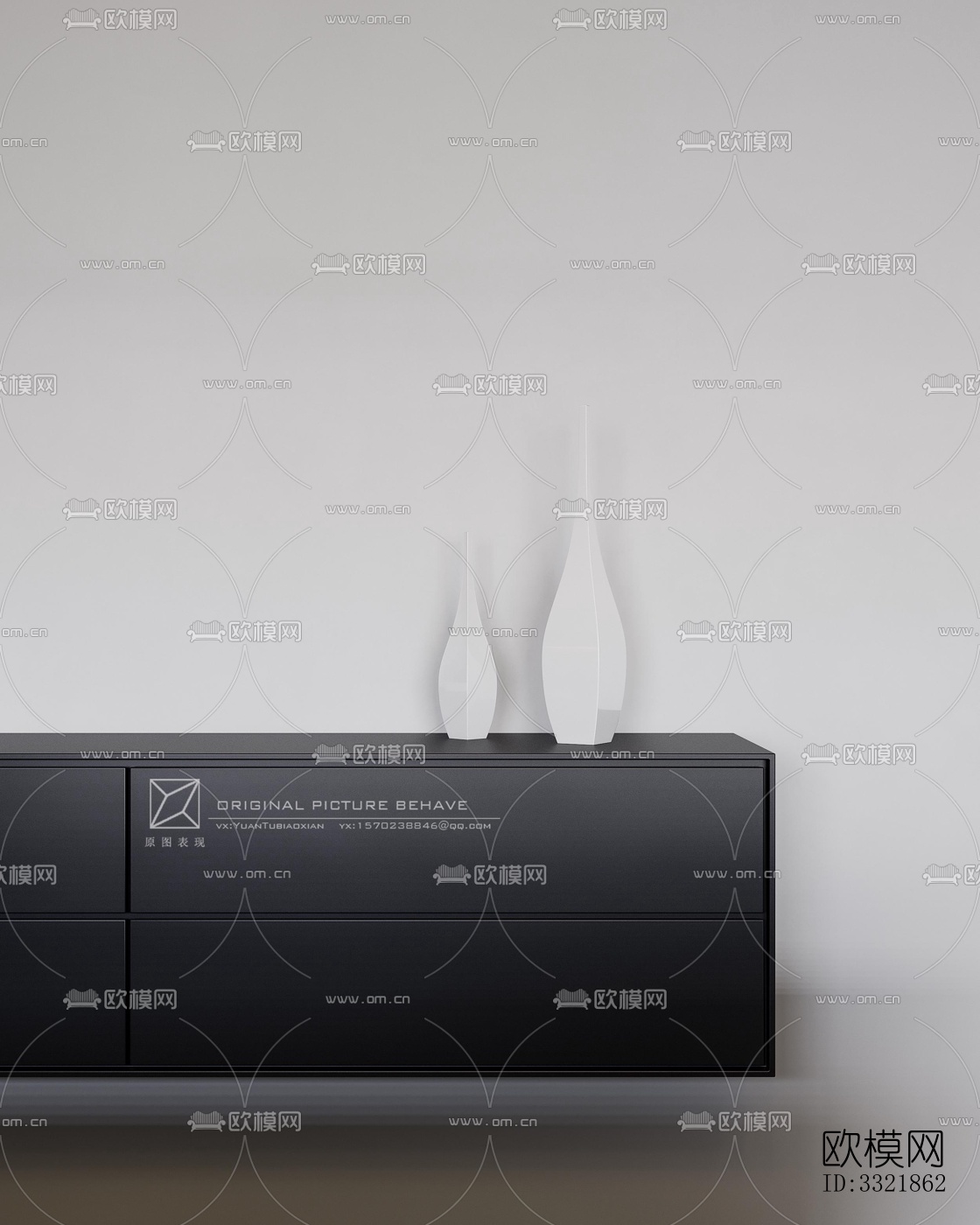 现代客厅效果图下载（渲染图8）