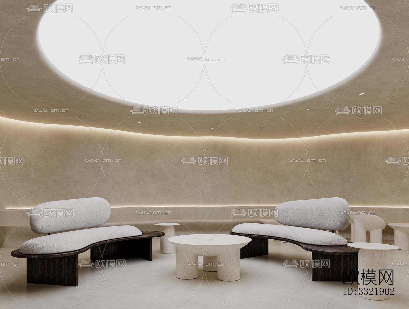 现代客厅效果图下载（渲染图6）