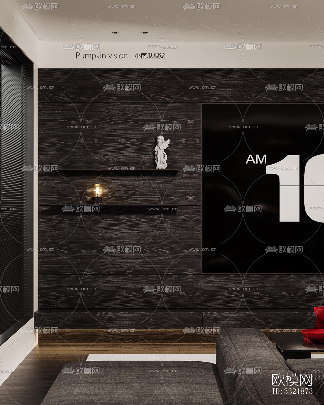 现代客厅效果图下载（渲染图6）