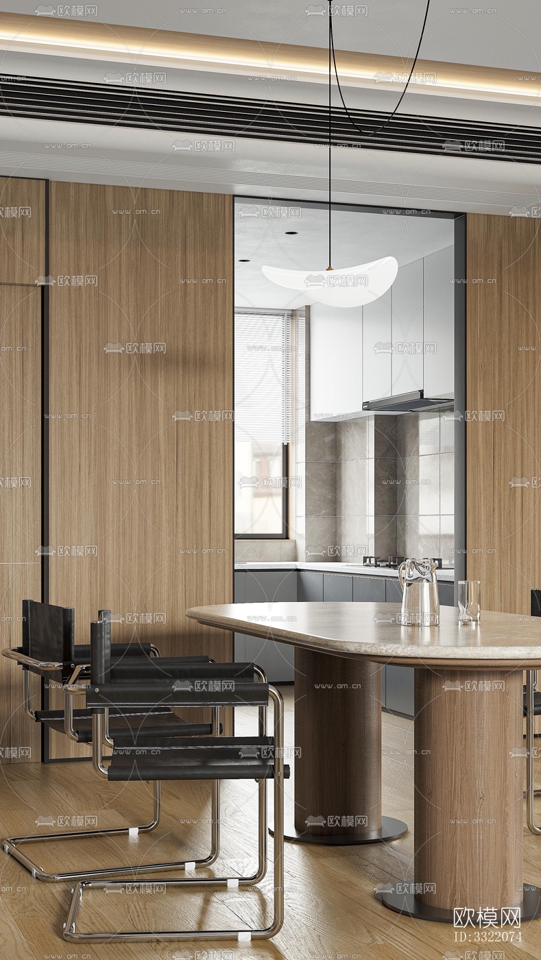 现代客厅效果图下载（渲染图3）