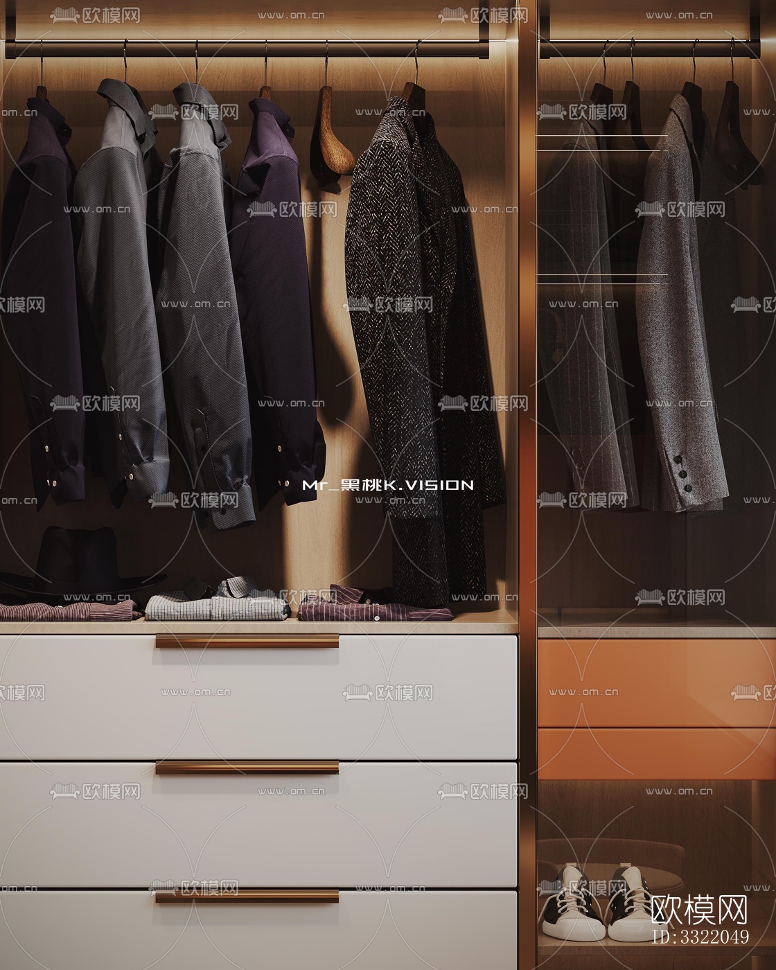 现代客厅效果图下载（渲染图3）