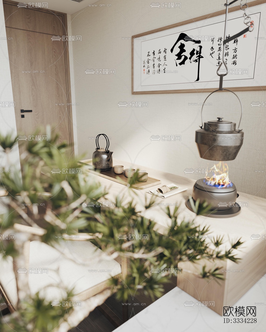 现代卧室效果图下载（渲染图9）