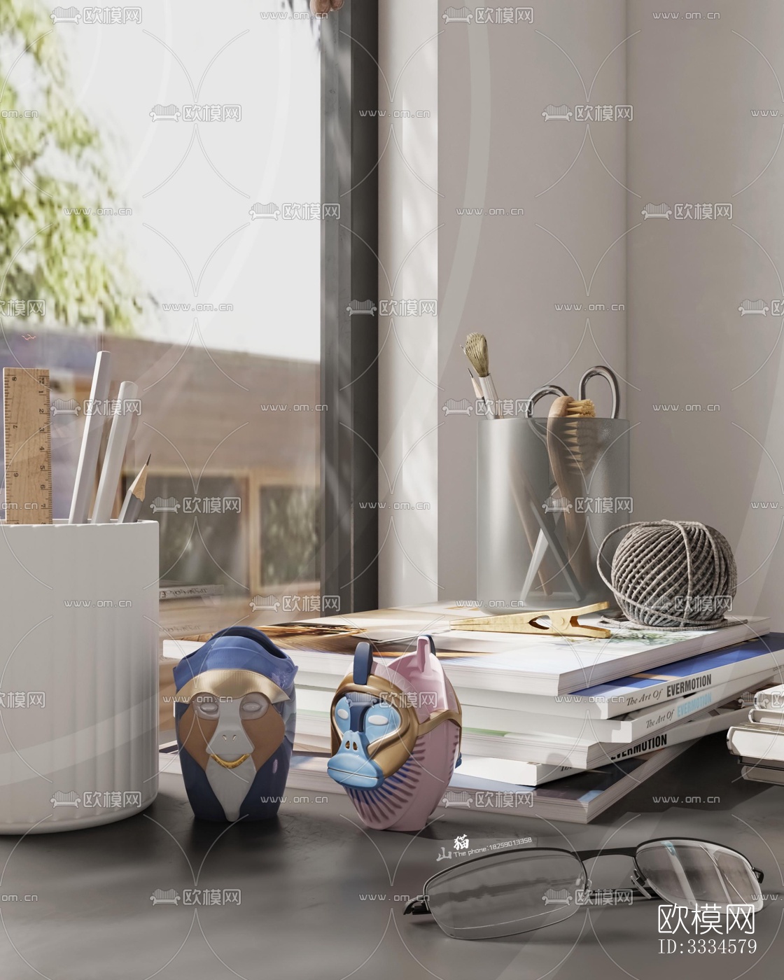 现代客厅效果图下载（渲染图6）