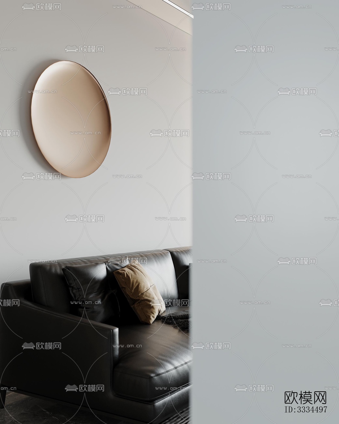 现代客厅效果图下载（渲染图5）