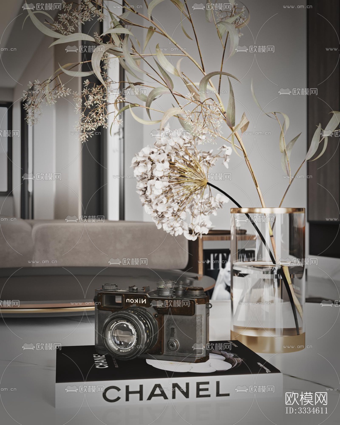 现代客厅效果图下载（渲染图5）