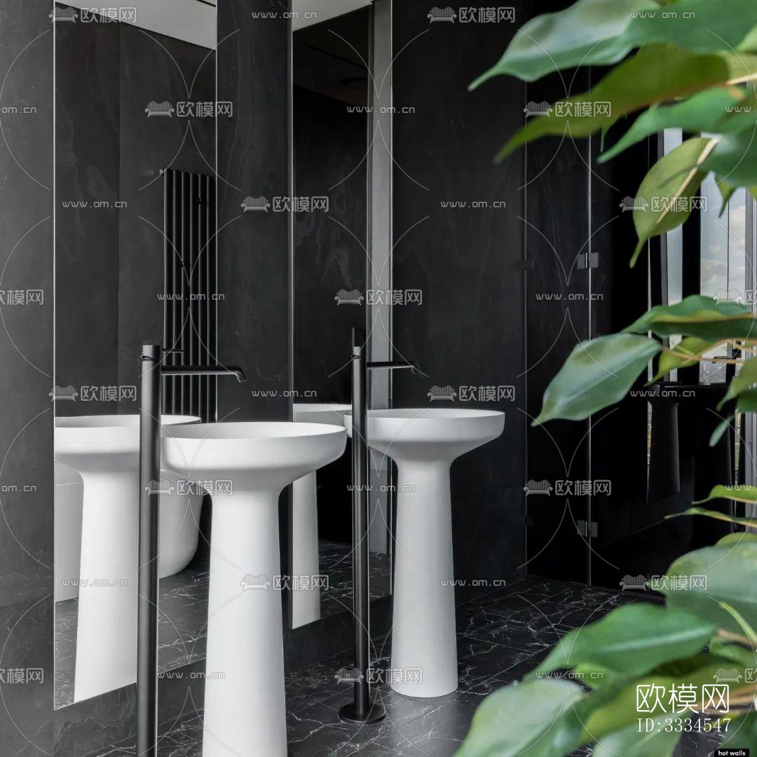 现代客厅效果图下载（渲染图4）