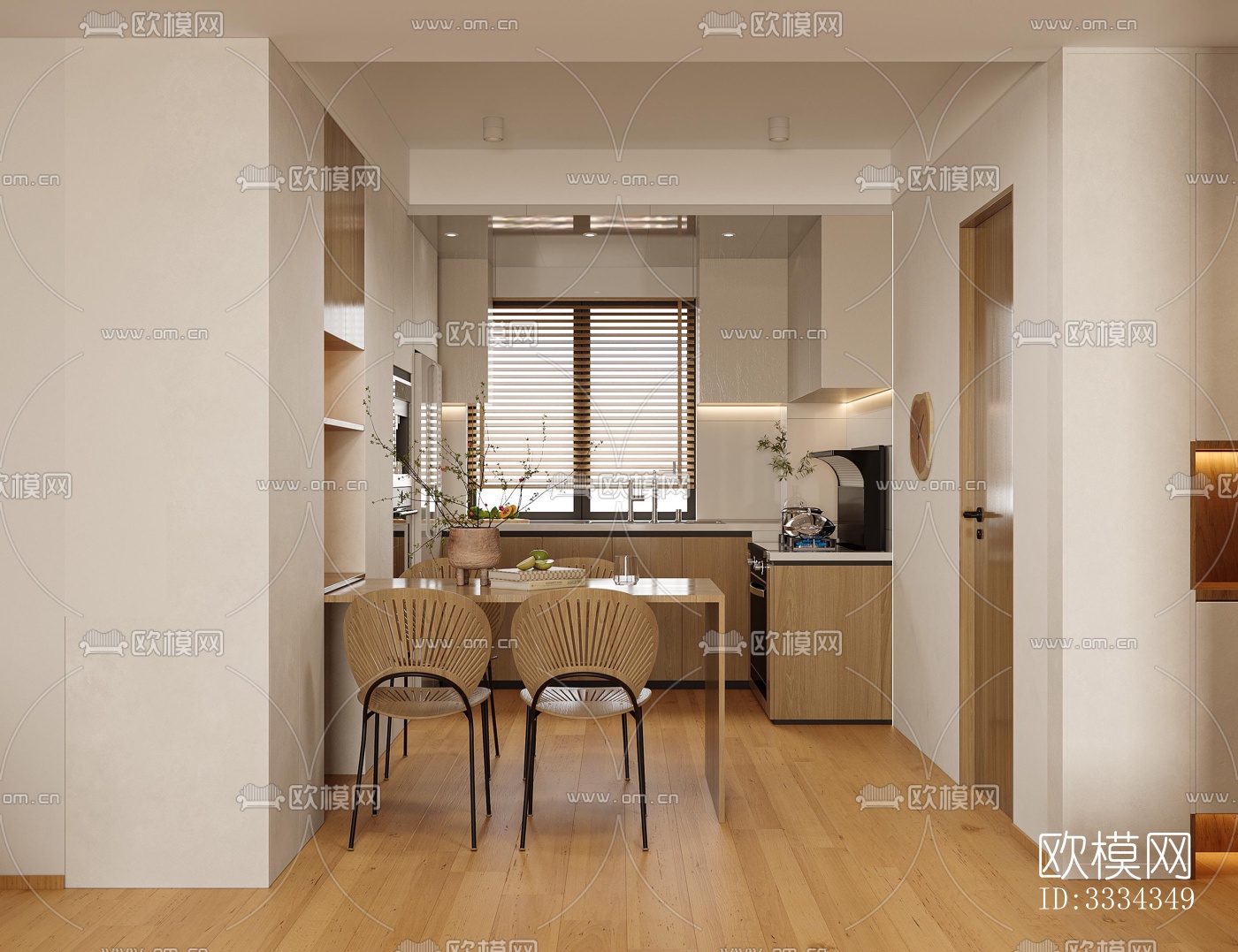 现代卧室效果图下载（渲染图2）