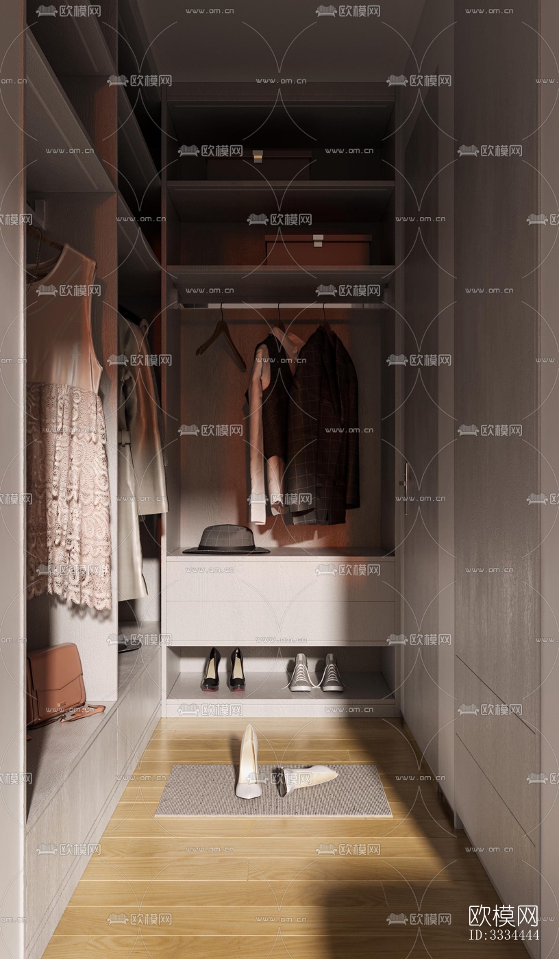 现代卧室效果图下载（渲染图2）