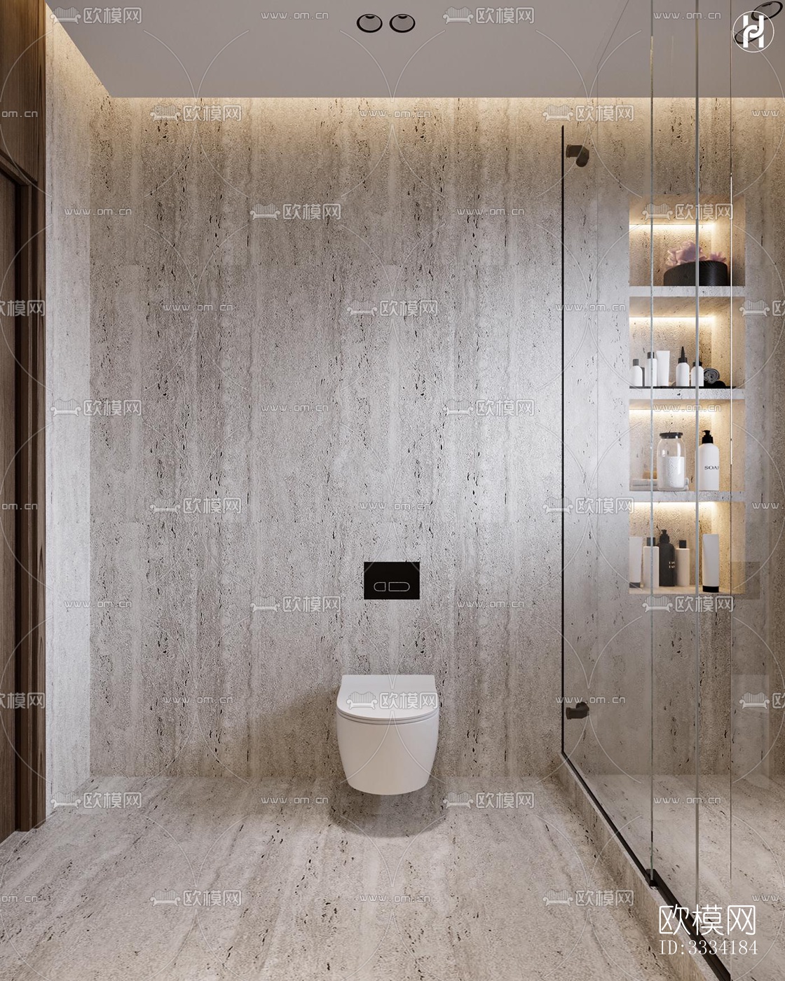 现代卧室效果图下载（渲染图9）