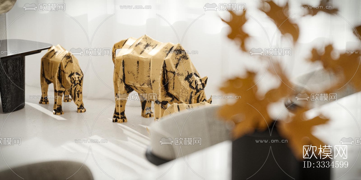 现代客厅效果图下载（渲染图2）