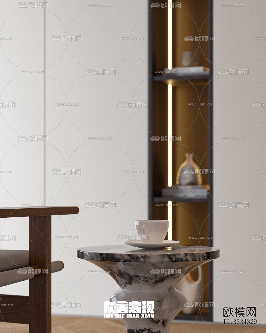 现代卧室效果图下载（渲染图8）