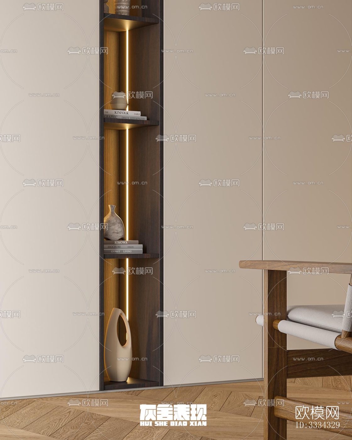 现代卧室效果图下载（渲染图10）