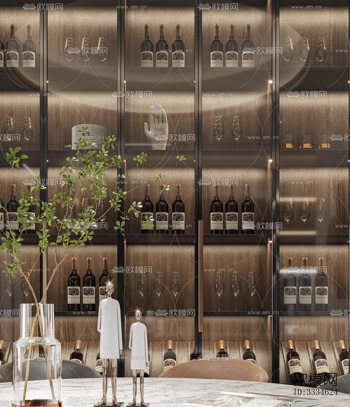 现代客厅效果图下载（渲染图5）