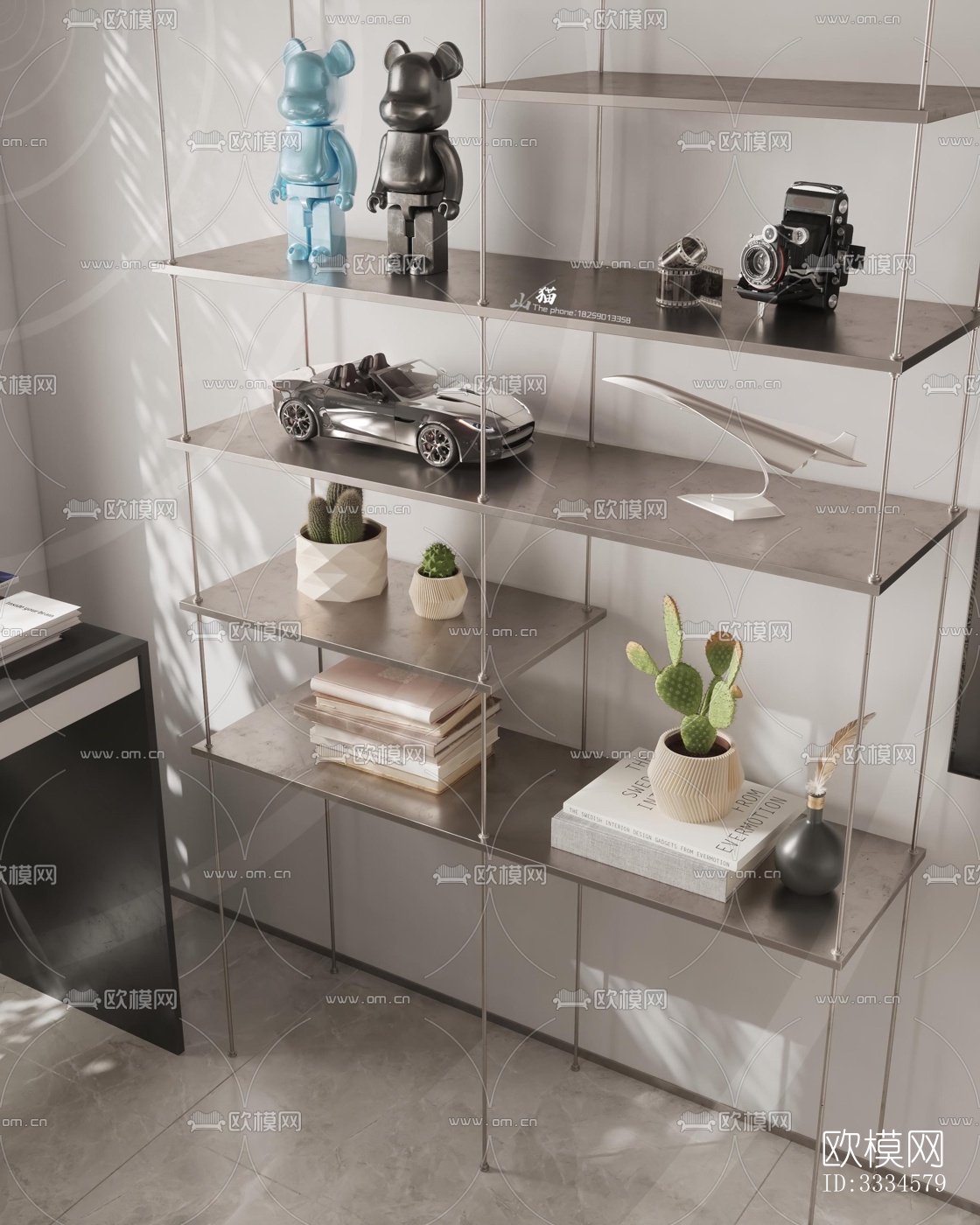 现代客厅效果图下载（渲染图7）