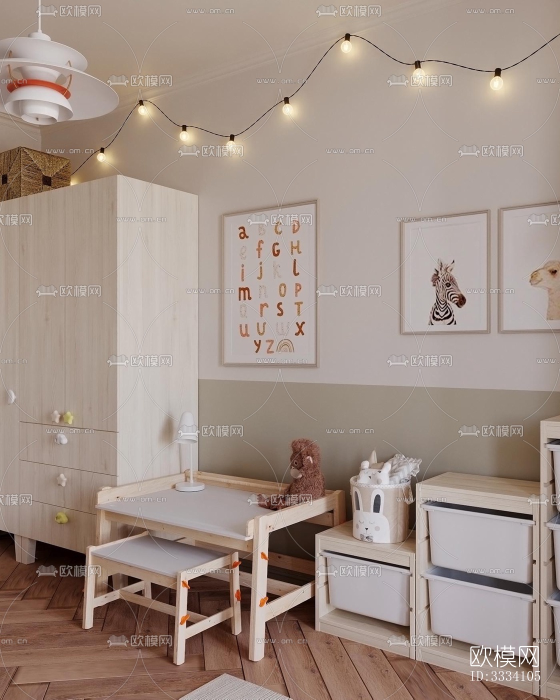 现代卧室效果图下载（渲染图9）