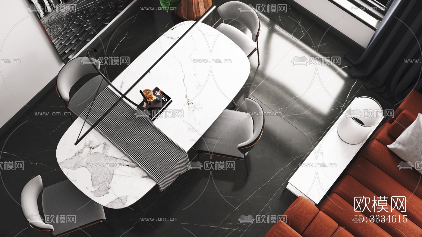 现代客厅效果图下载（渲染图3）