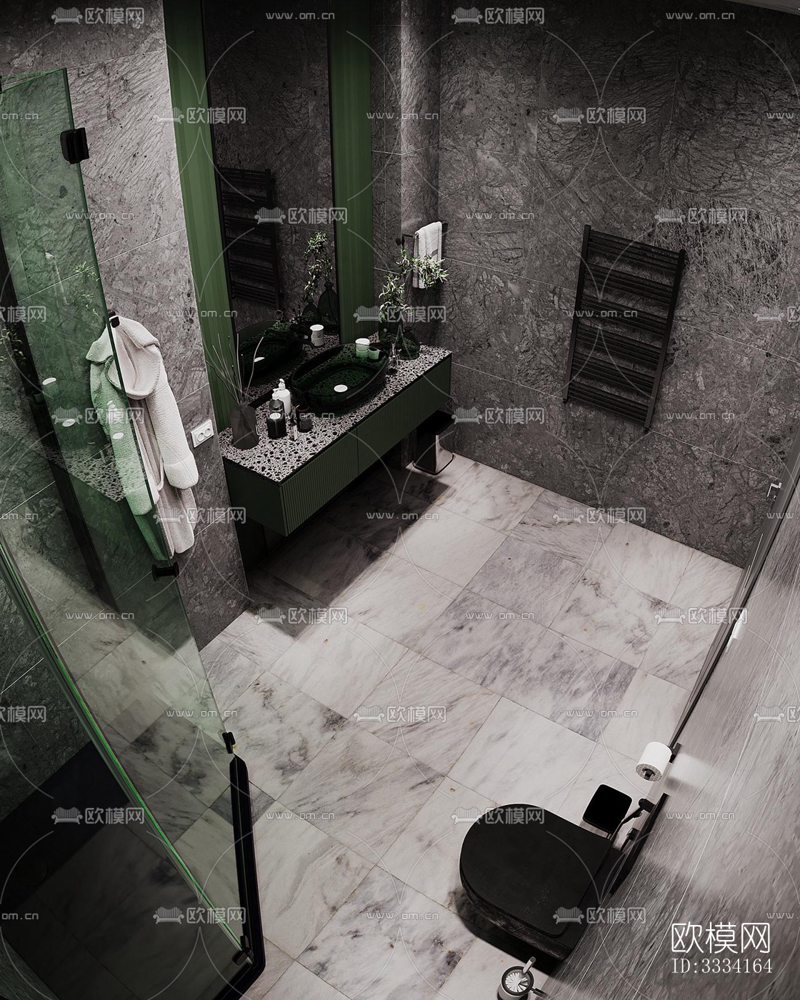 现代卧室效果图下载（渲染图5）