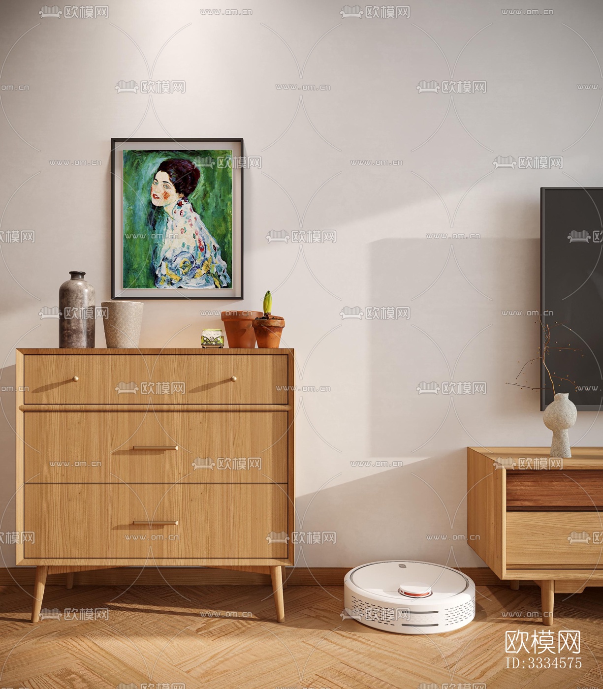 现代客厅效果图下载（渲染图5）