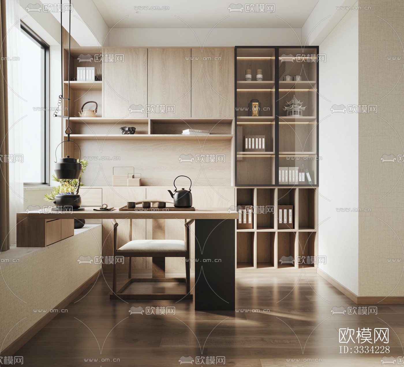 现代卧室效果图下载（渲染图7）