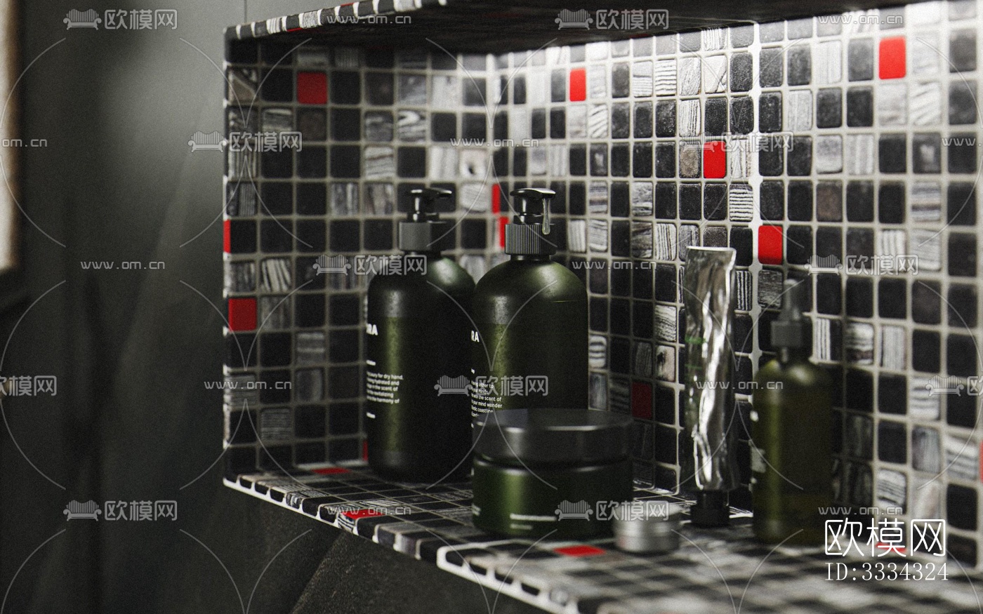 现代卧室效果图下载（渲染图11）