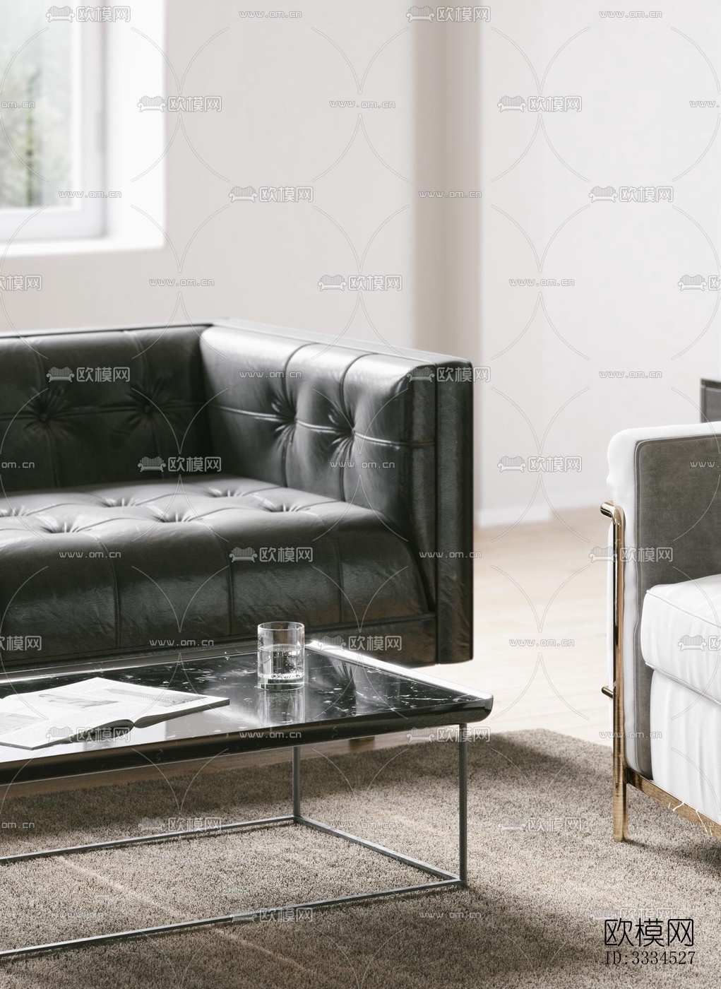 现代客厅效果图下载（渲染图6）