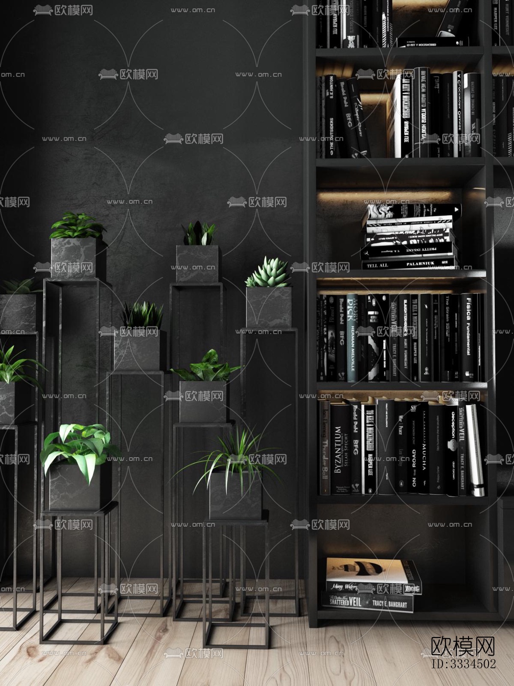 现代客厅效果图下载（渲染图3）