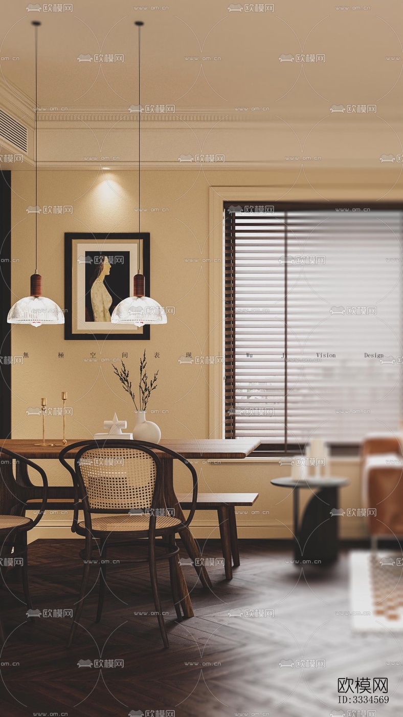 现代客厅效果图下载（渲染图5）