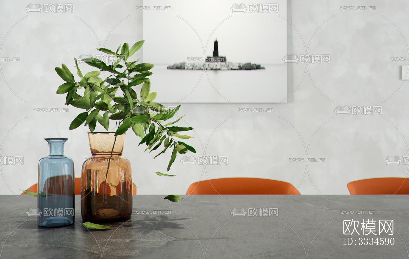 现代客厅效果图下载（渲染图1）