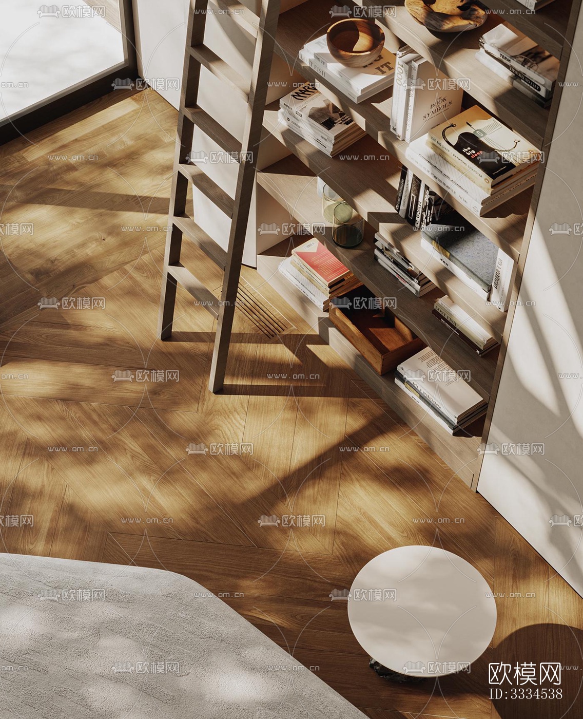 现代客厅效果图下载（渲染图6）