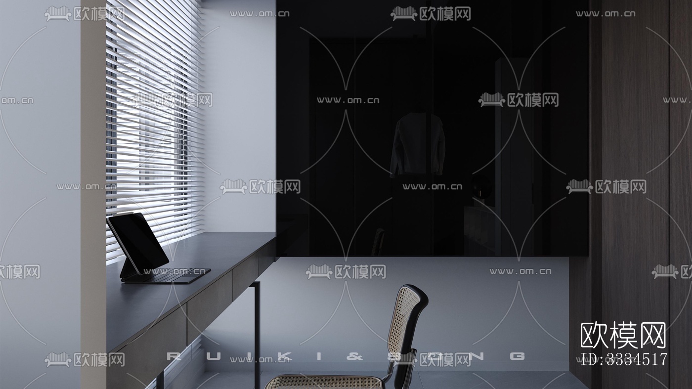 现代客厅效果图下载（渲染图2）