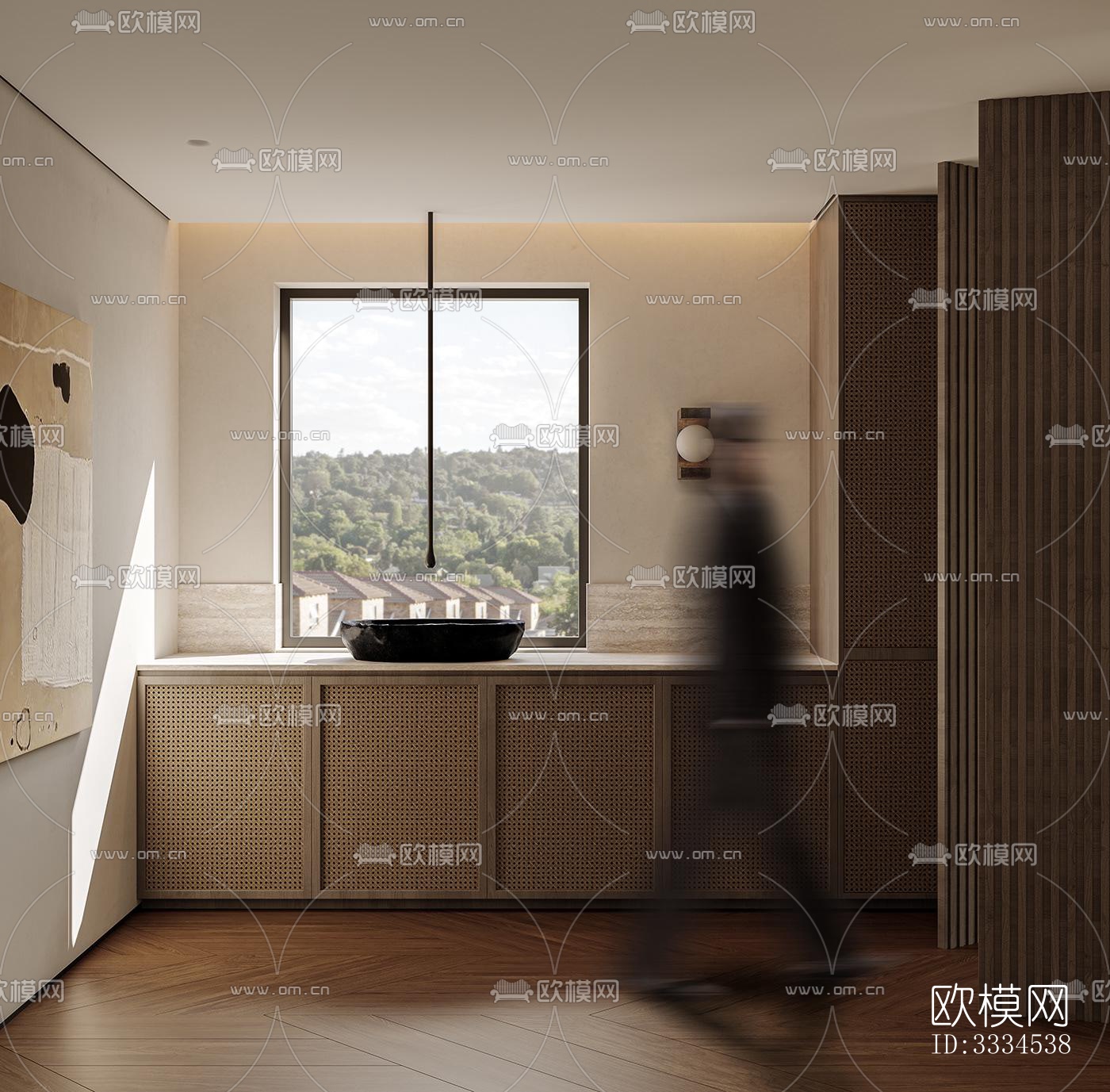 现代客厅效果图下载（渲染图16）