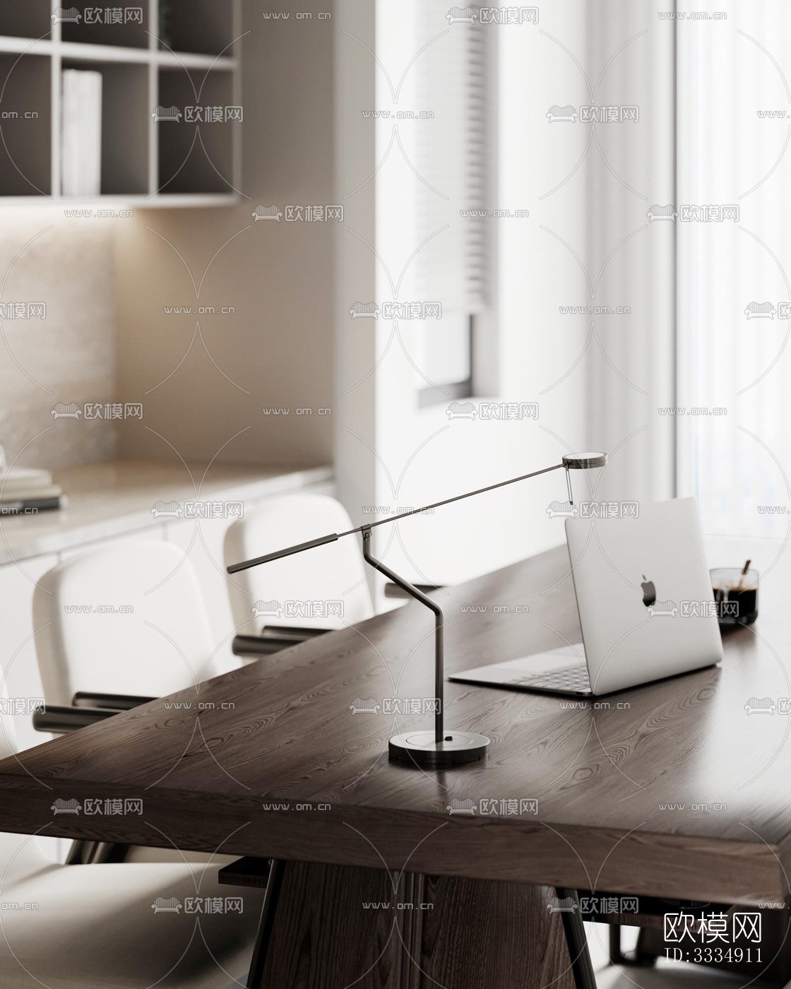 现代餐厅效果图下载（渲染图5）