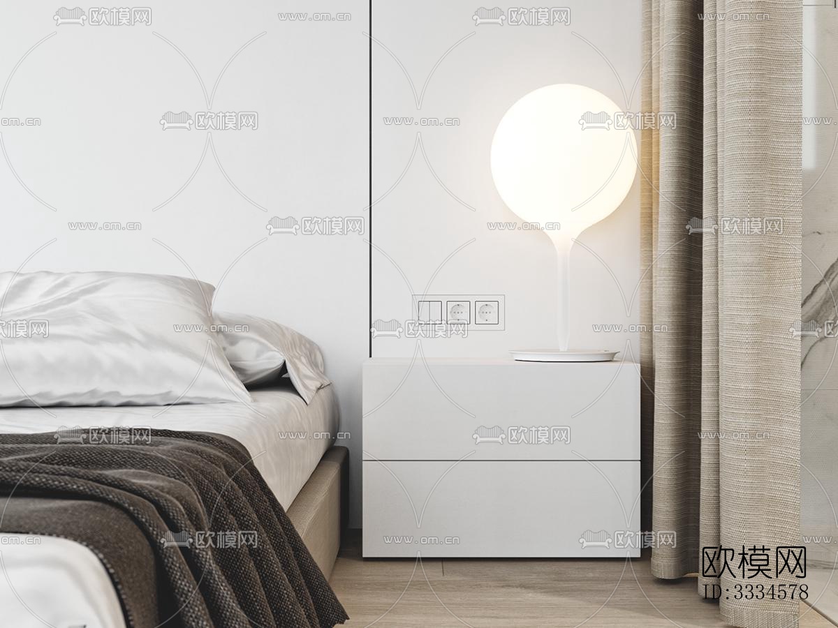 现代客厅效果图下载（渲染图3）