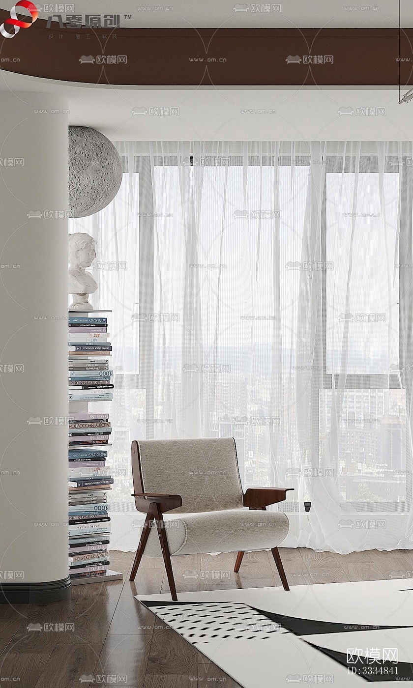 现代餐厅效果图下载（渲染图2）