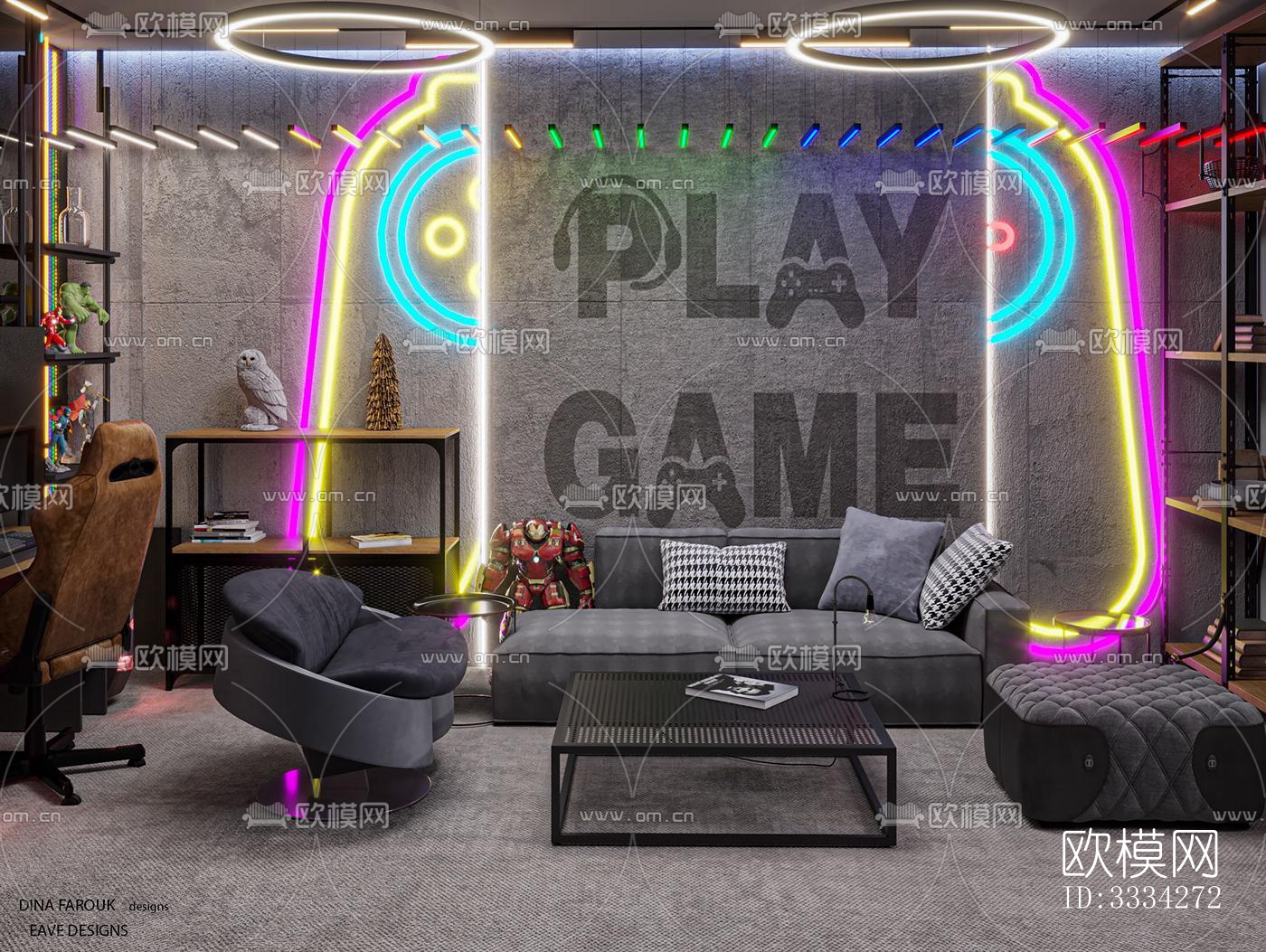 现代卧室效果图下载（渲染图2）