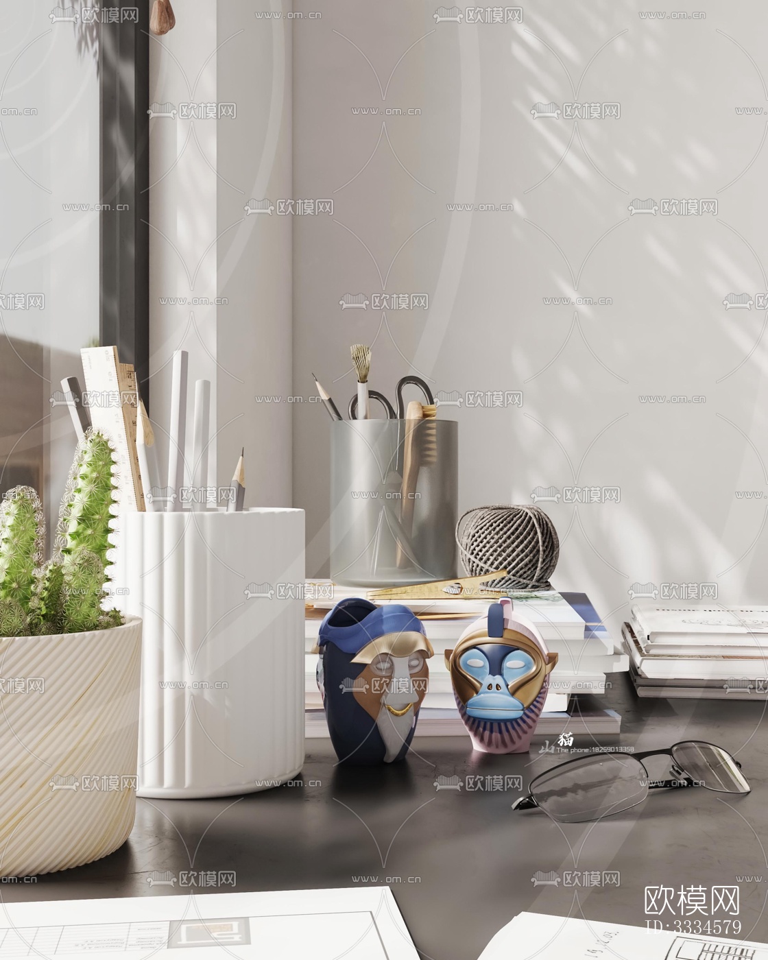 现代客厅效果图下载（渲染图5）