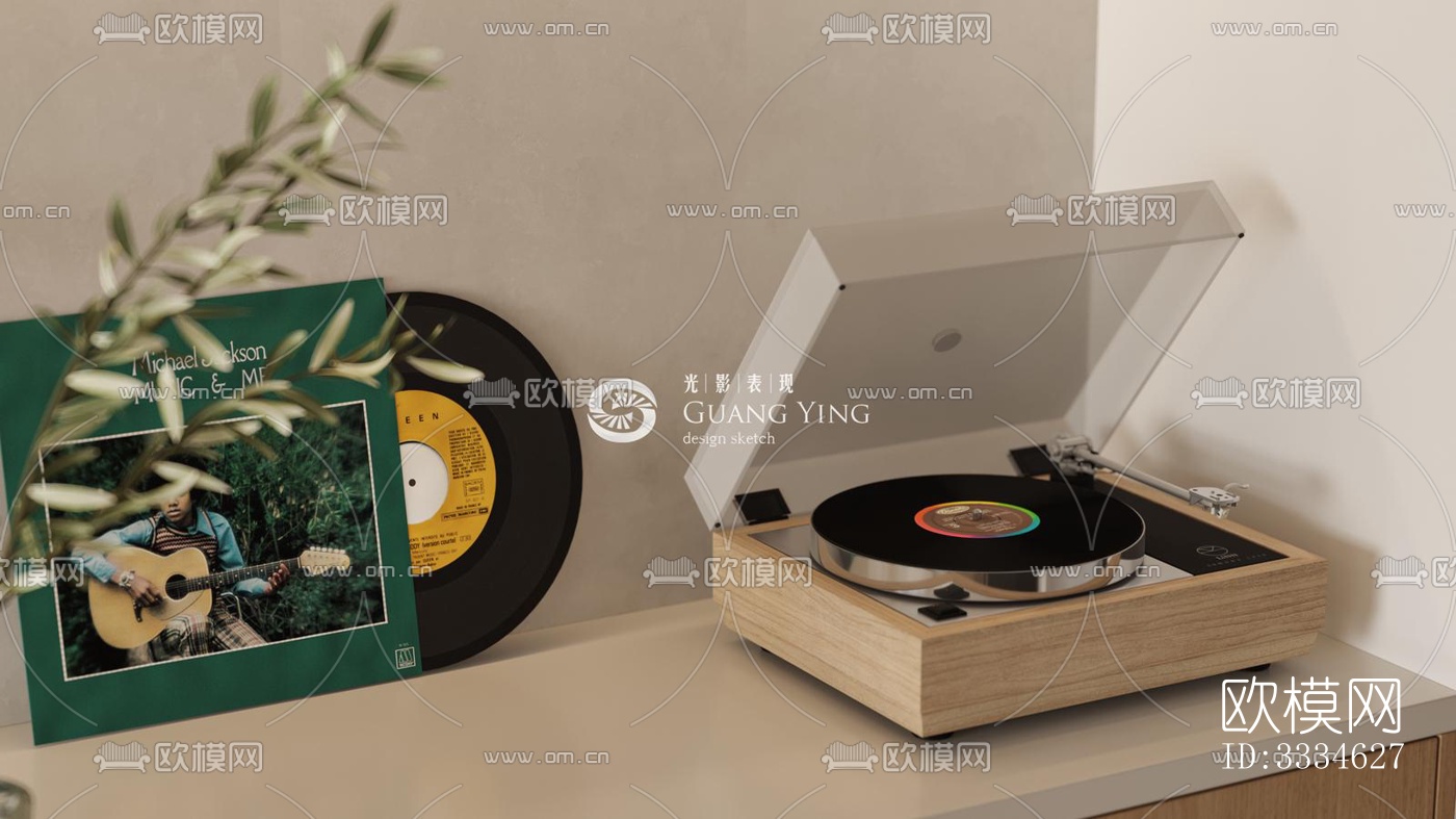 原木风餐厅效果图下载（渲染图5）