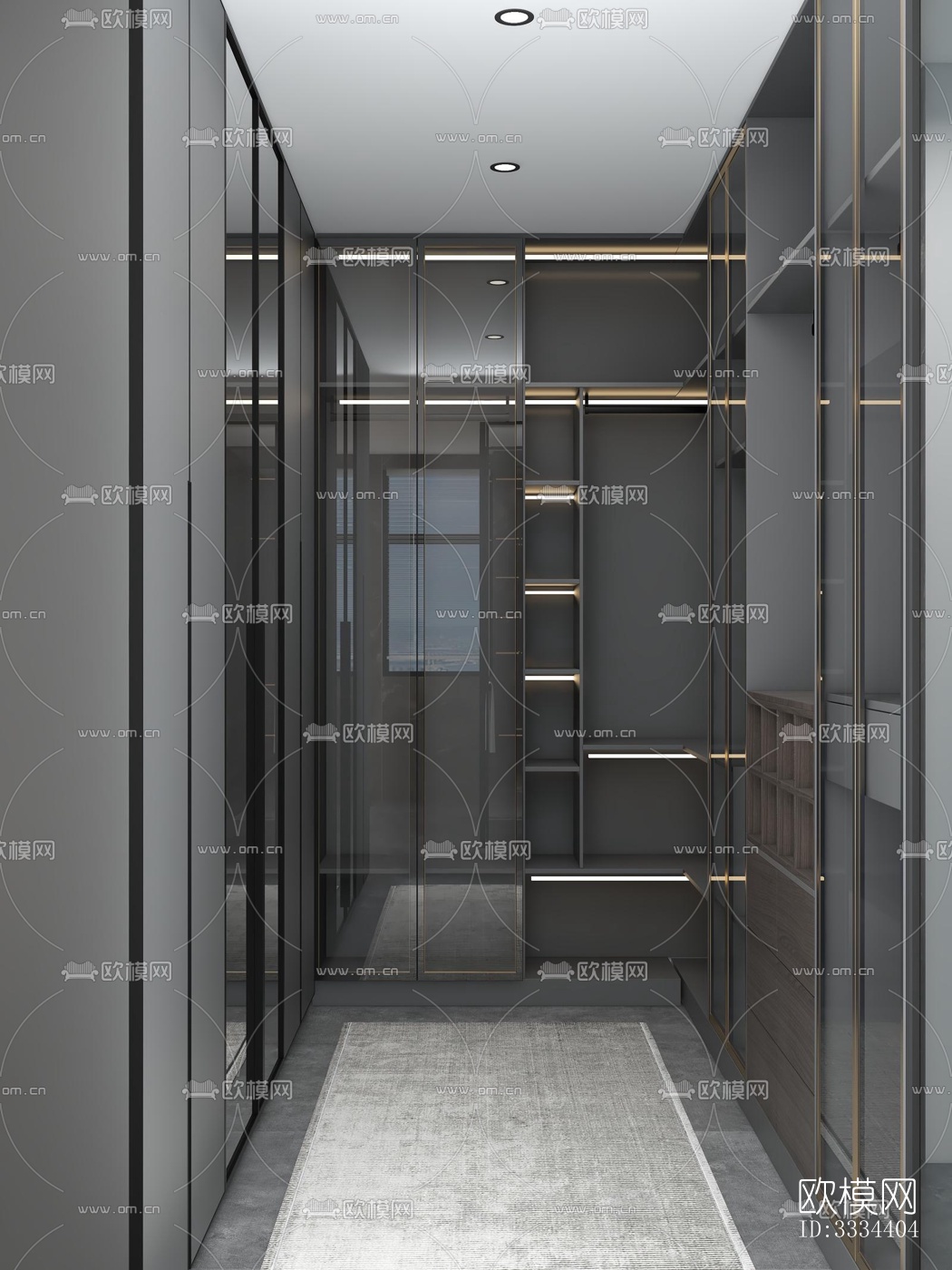 现代卧室效果图下载（渲染图4）