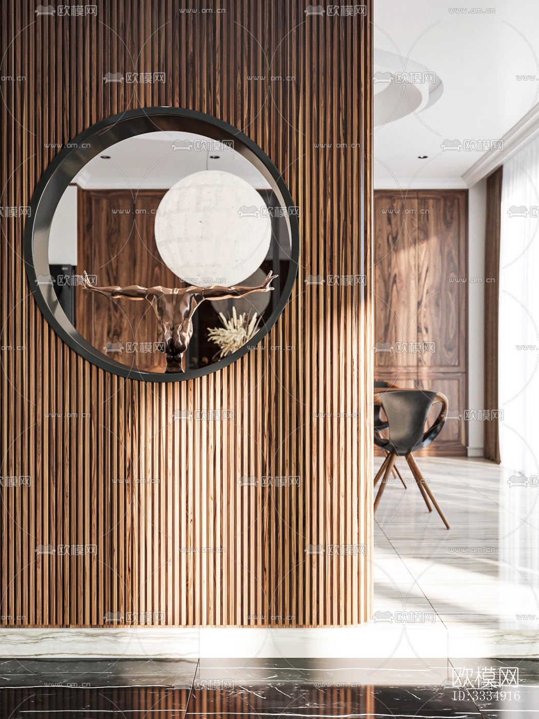 现代餐厅效果图下载（渲染图15）