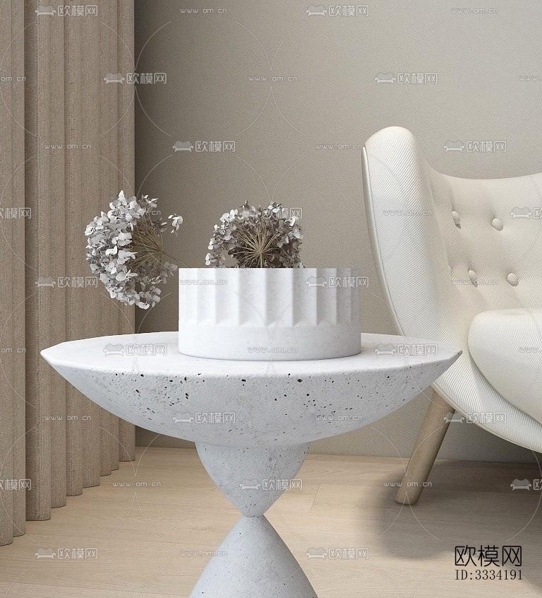 现代卧室效果图下载（渲染图8）